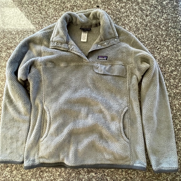 Patagonia Tops - Patagonia Re-Tool Snap Fleece Pullover Gray size Large